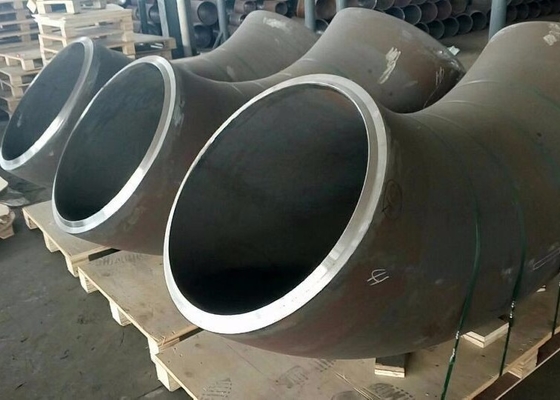 630*10 Baja Karbon Siku 1.5d Panjang Radius Socket Las 45 Derajat