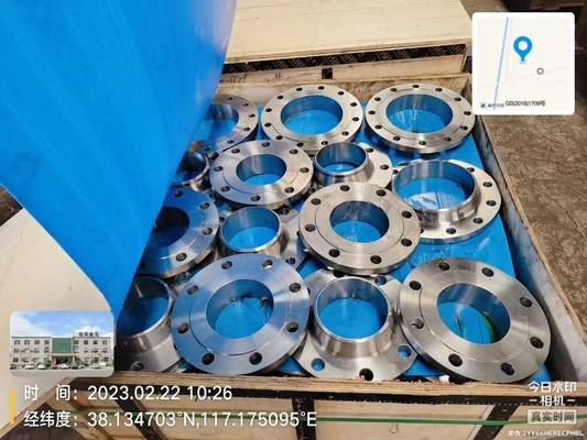 Slip Konstruksi Flange Baja Karbon 600lb Pada Alat Kelengkapan Pipa