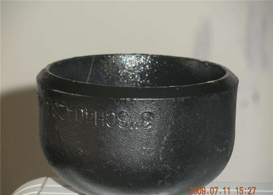 Q195 Q215 Steel Pipe End Cap 30mm 60mm Ditempa Untuk Struktur Konstruksi