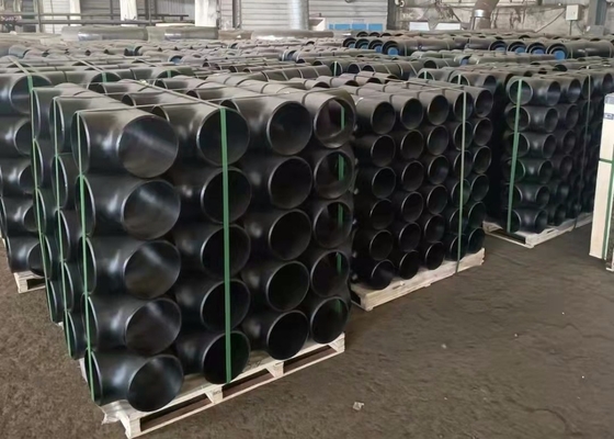 JIS Standard Butt Welded Pipe Fittings Lukisan Hitam Q235 Elbows