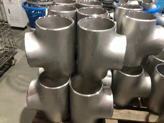 A105 Welding Tee Forged Pipe Fittings 88.9 X 3.2 Sch40 Sch80