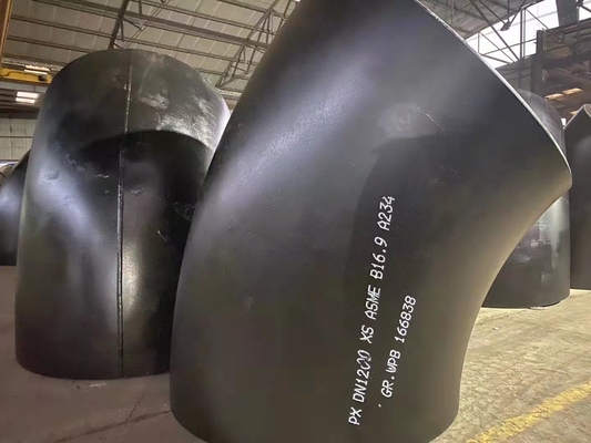 Ansi / Asme B16.9 Std Butt Welding Siku Ukuran Besar A234 Wpb