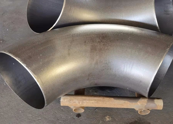 630*10 Baja Karbon Siku 1.5d Panjang Radius Socket Las 45 Derajat