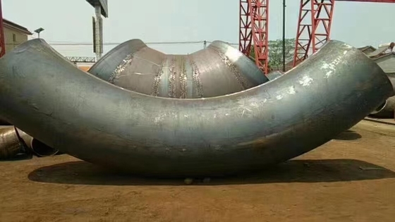 Pipa Baja Karbon Sch160 Tekuk Astm B16.9 Radius Panjang 180 Derajat Din2605 St35.8