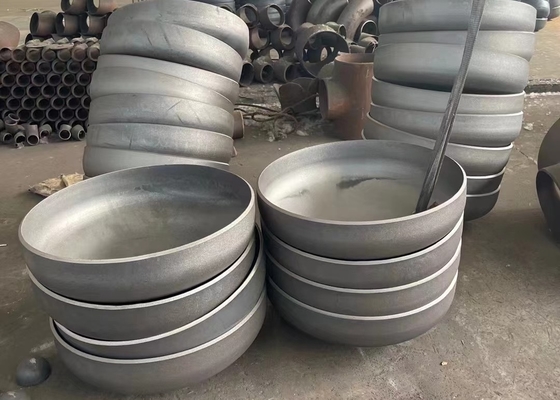 Tutup Ujung Baja Karbon 8 &quot;Semless Sch40 Astm A234 Butt Weld Pipe Cap