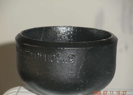 Tutup Ujung Baja Karbon 8 &quot;Semless Sch40 Astm A234 Butt Weld Pipe Cap