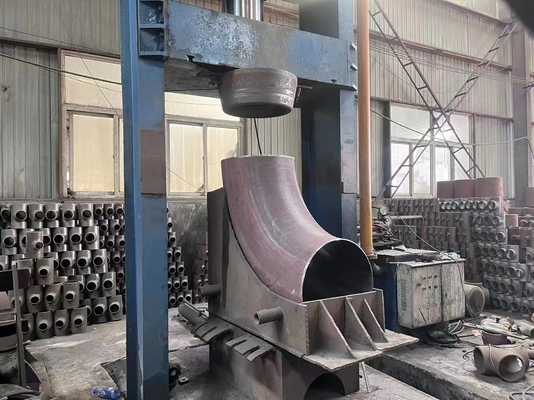 Sch40 22.5 Derajat Siku Baja Karbon Seamless Butted Welding Astm A234