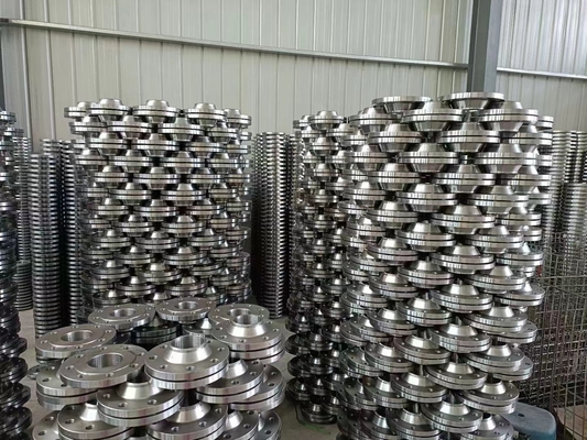 GOST Slip On Mengangkat Flange Weld Neck Pipa Flange 16MN PN10 PN16 PN40 10 Inch