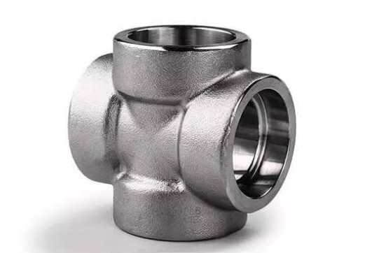 ASME B16.9 SS304 SS316 Cross Pipe Fittings Butt Weld Cross Forged