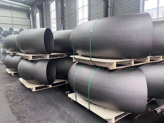 API5l Butt Weld Pipe Fittings Baja Karbon 90 Derajat Siku DN600-DN1800