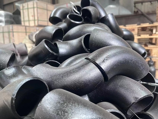 API5l Butt Weld Pipe Fittings Baja Karbon 90 Derajat Siku DN600-DN1800