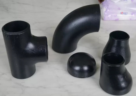 A234WPB 304L 316L Seamless Pipe Fitting Elbow Con Ecc Reducer Cap tahan aus