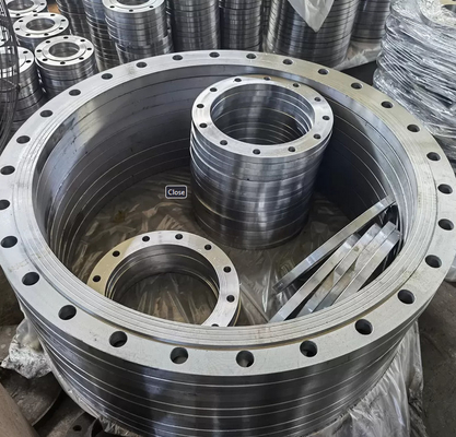 Lukisan Hitam Flange Kerah Pipa Dn1000, Flensa Baja Tempa LCB