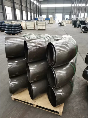 JIS2311 SGP SS400 Carbon Stee 45 90 180 Derajat Pemasangan Pipa Siku