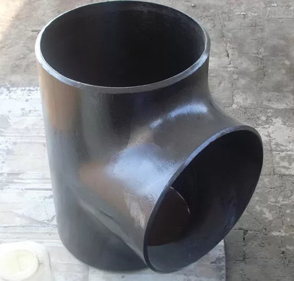 ANSI B16.9 ASTM A234WPB Baja Karbon Setara Tee 3'' 5'' 10'' Tee Pengurang Galvanis