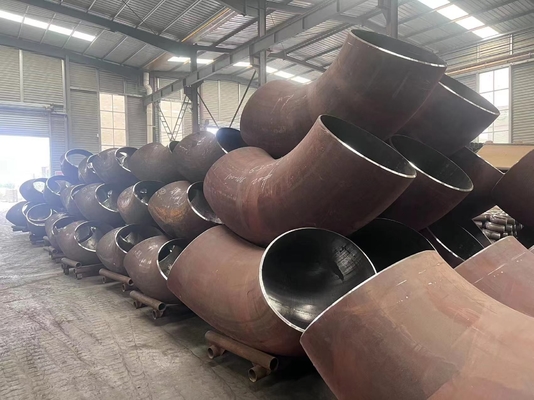 Anti Rust Paint Elbow Welded Pipe Fittings Untuk Aplikasi Bahan Kimia