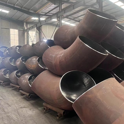 tahan karat 45 90 180 Derajat Siku A234 Baja Karbon Butt Weld Pipe Fittings