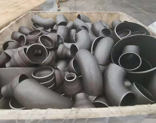 ANSI B16.9 A234 Wpb Fitting Pipa Baja Seamless 90 Derajat 15NB-2000NB