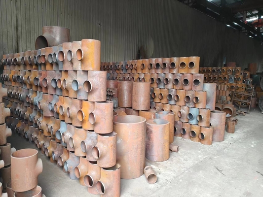 A105 Welding Tee Forged Pipe Fittings 88.9 X 3.2 Sch40 Sch80