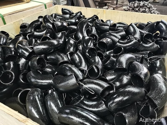 Carbon Steel Elbow 45 90 Degree Butt Weld Elbow untuk Pemasangan Pipa