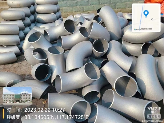 Jis Standard 1-1/2 Inch Carbon Steel Elbow Fitting Ketebalan Dinding Disesuaikan