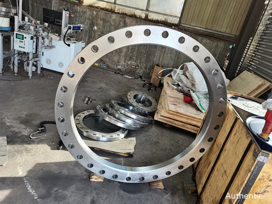 Konektor Flange Baja Karbon 300LB Bahan Kekuatan Tinggi