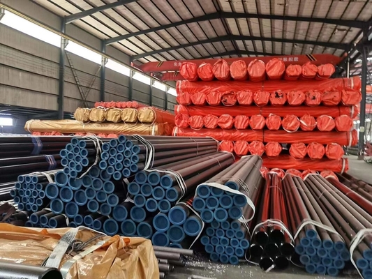 Panjang 5m Sampai 14m Astm Fitting Pipa Seamless API5l A106 A53 Gr.B Dia 21.3MM Sampai 762MM