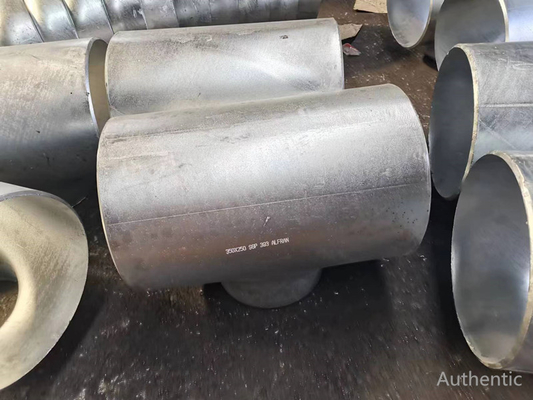 Equal Butt Weld Mengurangi Fitting Pipa Tee DN15-1000 2mm-20mm EN10253-2