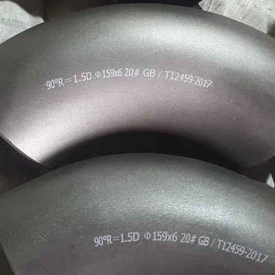 LR 90° 45° 180° siku baja karbon untuk sistem pipa ASTM A234 WPB