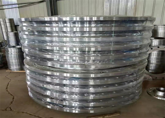 PN25 PN40 Carbon Steel Flange 12820-80 Transportasi Gas Minyak Tempa