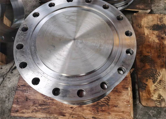 SCH10S Carbon Steel Blind Flange PN 25 PN10 Kuning Dicat Untuk Industri Petrokimia