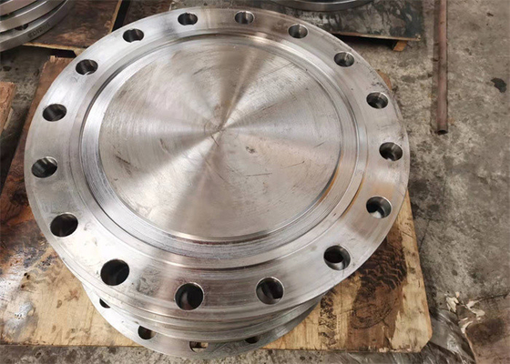 SCH10S Carbon Steel Blind Flange PN 25 PN10 Kuning Dicat Untuk Industri Petrokimia