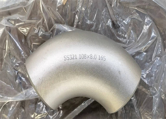 48&quot; Stainless Steel Elbow 90D LR GOST SS321 Butt Welding Mirror Dipoles