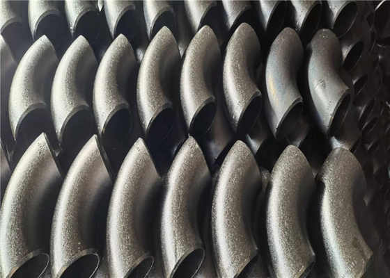 High Pressure Elbow A234 Carbon Steel Connector Round Head Untuk Sistem Pipa