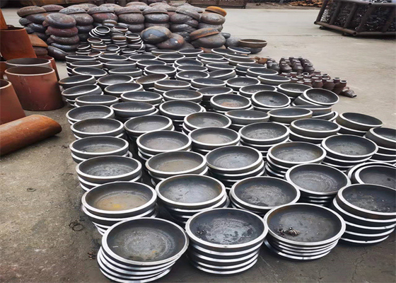 A420 WPL6 Tutup Pipa Baja Karbon SCH80 Hitam Abu-abu A234 WP12 Tahan Aus