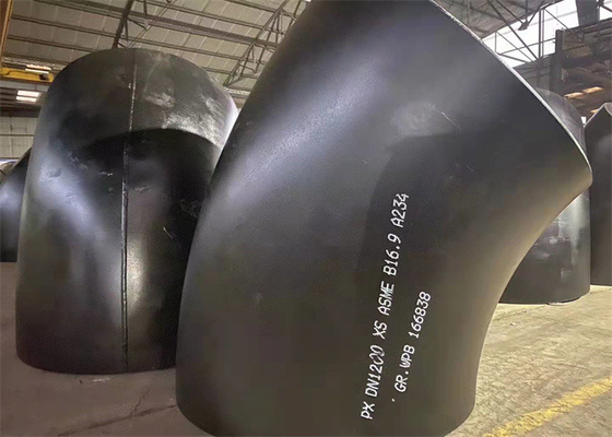 A234 WPC Carbon Steel Pipe Bend DN1200 * 12mm Hot Ditempa 20 &quot;30&quot; 50&quot;