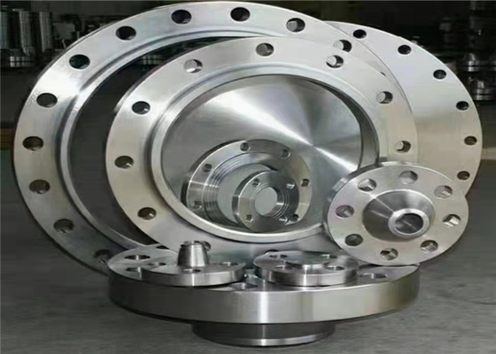 Flange Baja Tahan Karat Pengecoran 2K 5K SCH60 Weld Neck slip pada flensa muka datar