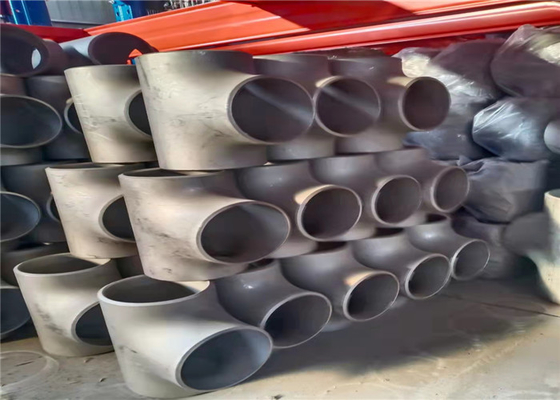 Cold Pressing Welded Pipe Fittings Q195 Q345 Permukaan Minyak Transparan