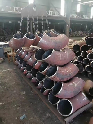 Q345 Carbon Steel Elbow ASTM B16.9 Panjang Radius Butt Weld Elbow