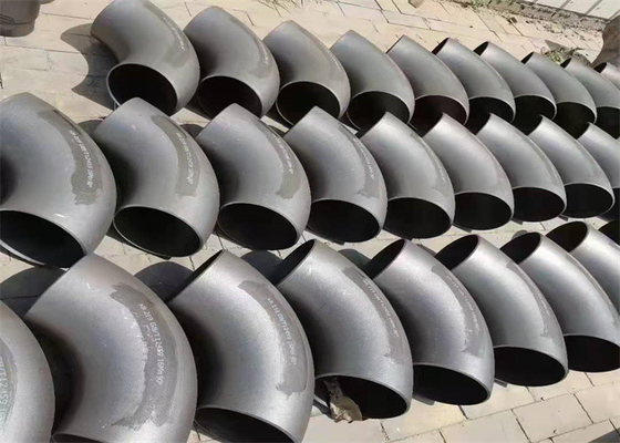 2-1/2 Inch Welded Pipe Fittings A283-D 90 Derajat Siku Radius Pendek