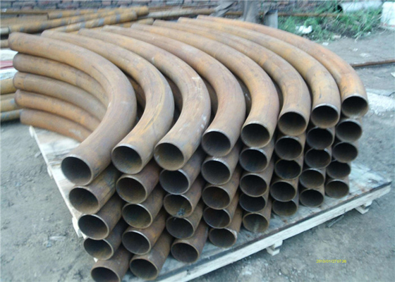 Pipa Baja Karbon Sch160 Tekuk Astm B16.9 Radius Panjang 180 Derajat Din2605 St35.8