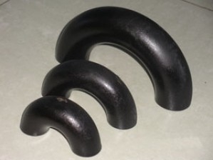Tekuk Pipa Baja Bercat Hitam Untuk Minyak Bumi