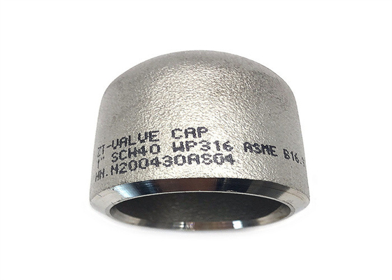 STD ASME B16.9 Stainless Steel Pipe Cap Butt Welded Pipe Cap Fitting 24 Inch