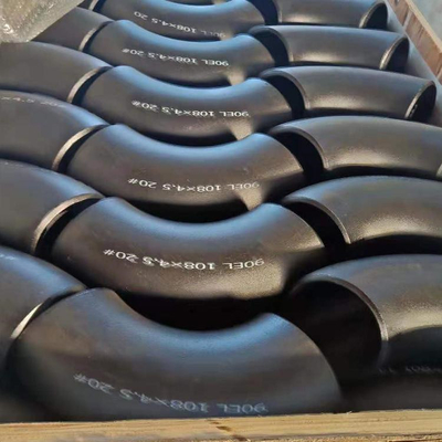 Astm A234 Wpb B16.9 Sch40 Cs Carbon Steel Elbow Butt Dilas Lukisan Anti Karat