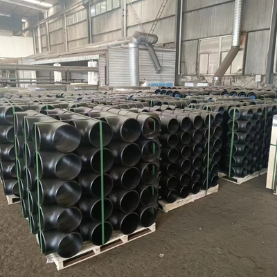 R1 R1.5 90 Derajat Pipa Baja Siku A234 Wpb Lukisan Hitam Butt Weld