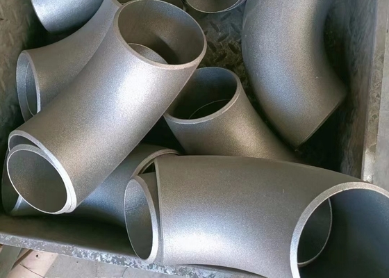 B16.9 Pipa Baja Karbon Elbow Butt Welded Sch20 Sch40 Sch80 Cat Anti Karat