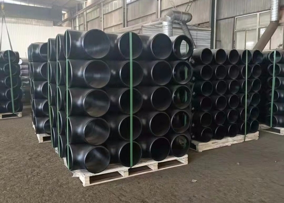 Seamless Astm A234 Wpb Pipa Baja Karbon Siku Hitam Galvanis 1/2 Inch